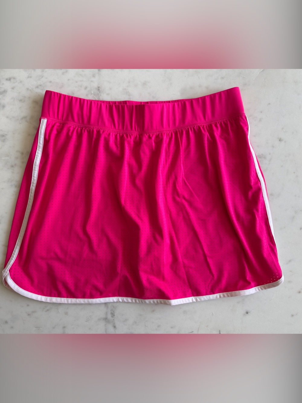 Ideology Hot Pink Activewear skort with silver Logo